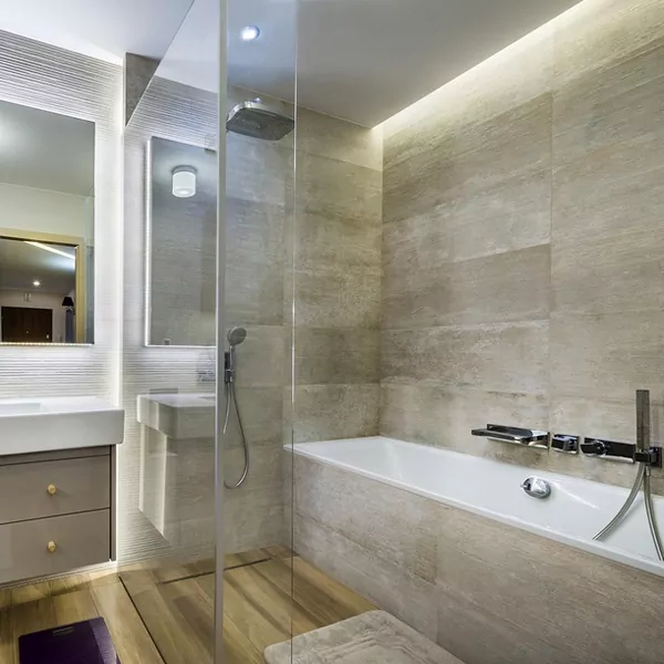 Frameless Shower Doors at The Hayes Company