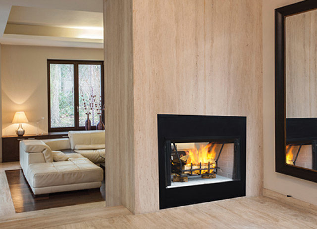 Wood Burning Fireplaces at The Hayes Company