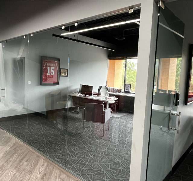 Interior Glass Work for Offices