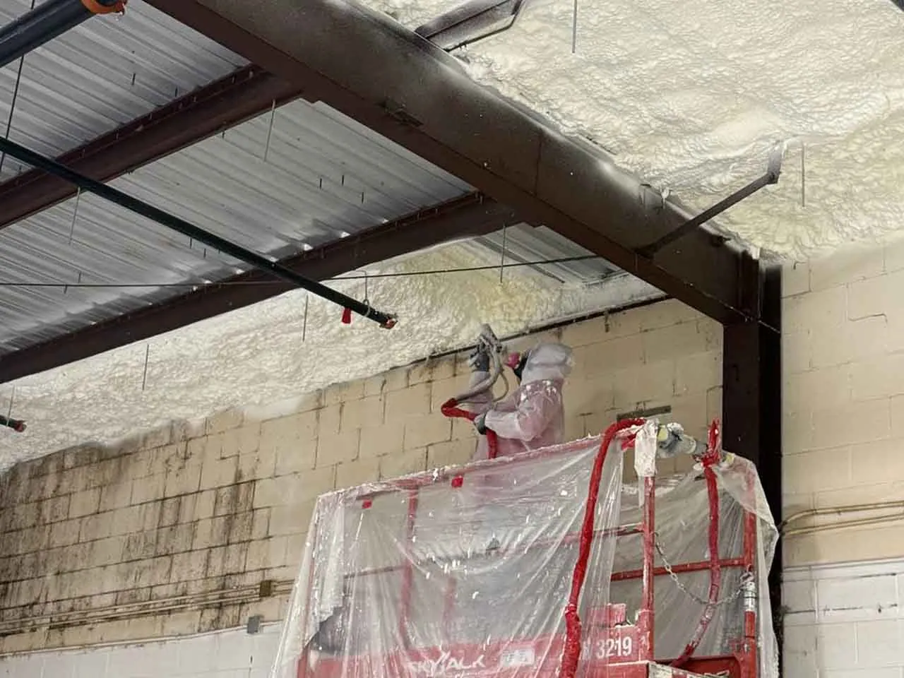 9.25 Open Cell Warehouse Roof No Burn Coat