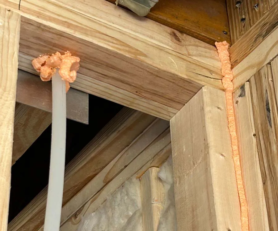 Air sealing insulation